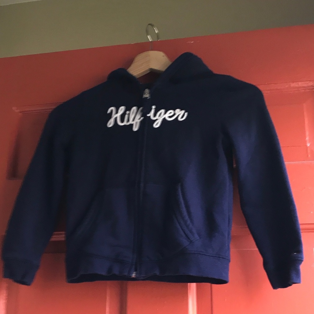 Tommy Hilfiger navy zip up hoodie